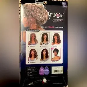 Bobbi Boss 100% Human Hair Weave  - Sleek One Complete 1- - Pack Total System. Bobbi Boss 100% Human Hair Weave - Styleone - Sleek One color 1 main image 2